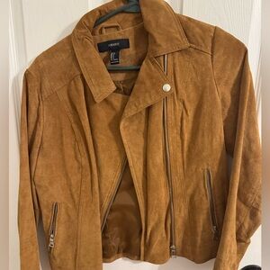 Small Camel Suede Jacket